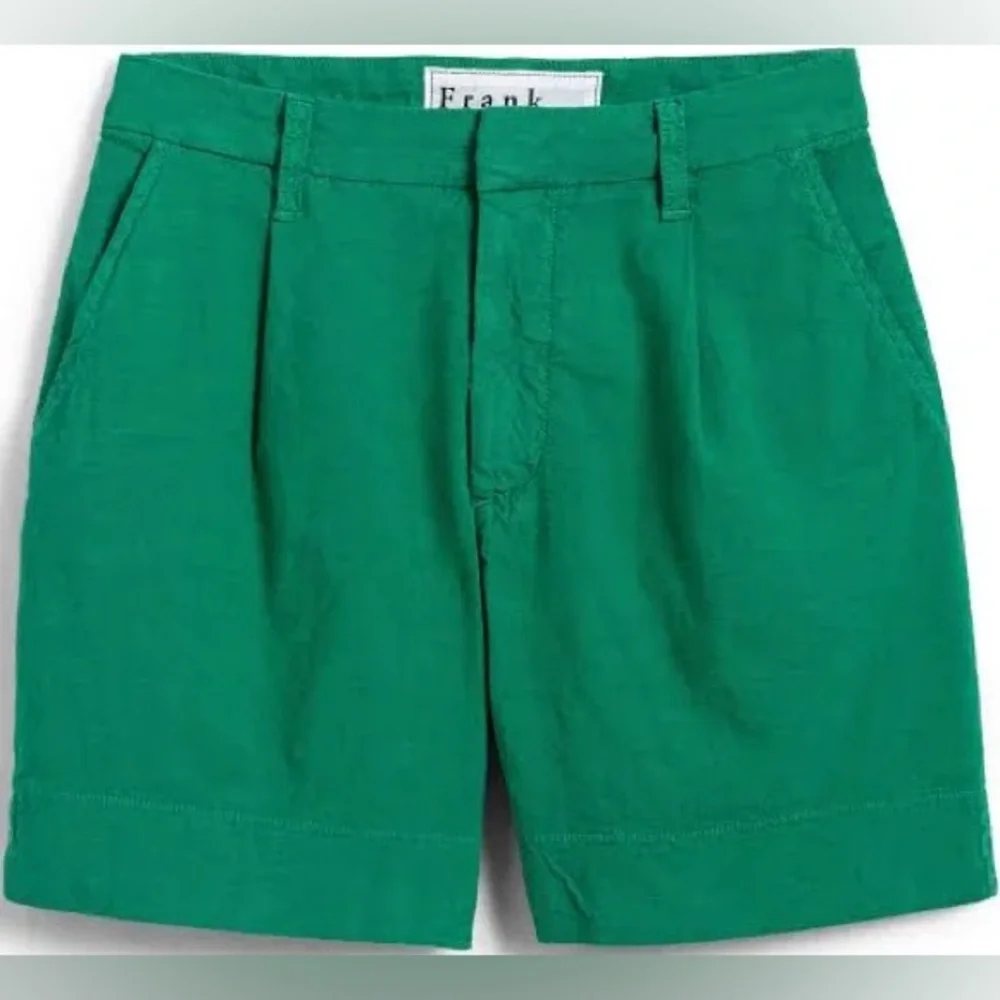 Frank & Eileen Waterford 4.5” Walking Short Italian Performance Linen Kelly 0